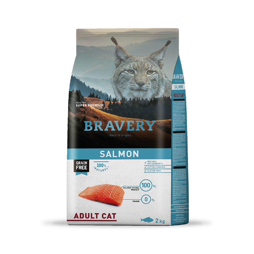 Bravery Salmon Adult Cat (Gatos Adultos) 2K - 7K