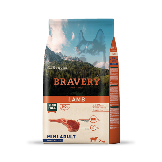 Bravery Lamb Perro Adulto Raza Pequeña 2 kg - 7 kg