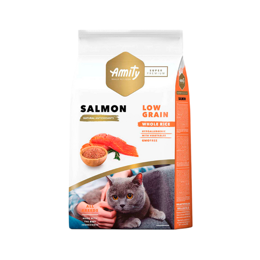 Amity Salmon Adult Cat Low Grain (Gatos Adultos) 2K - 7K