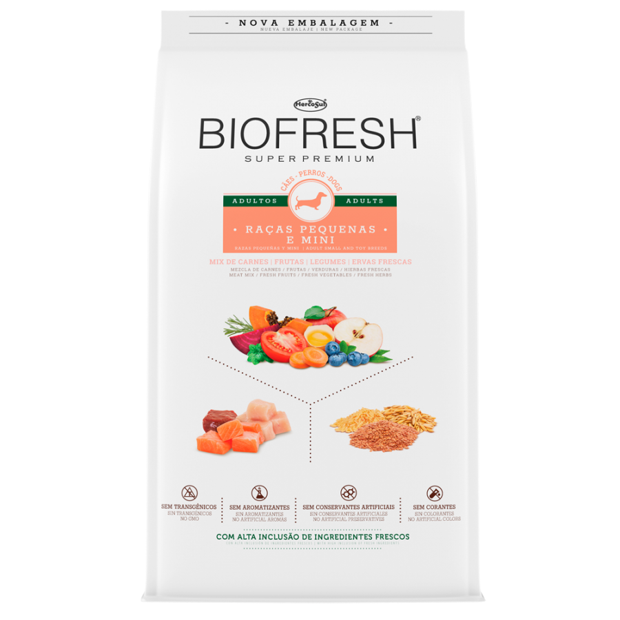 BioFresh Razas Pequeñas y Mini (Perros Adultos) 3K - 10K