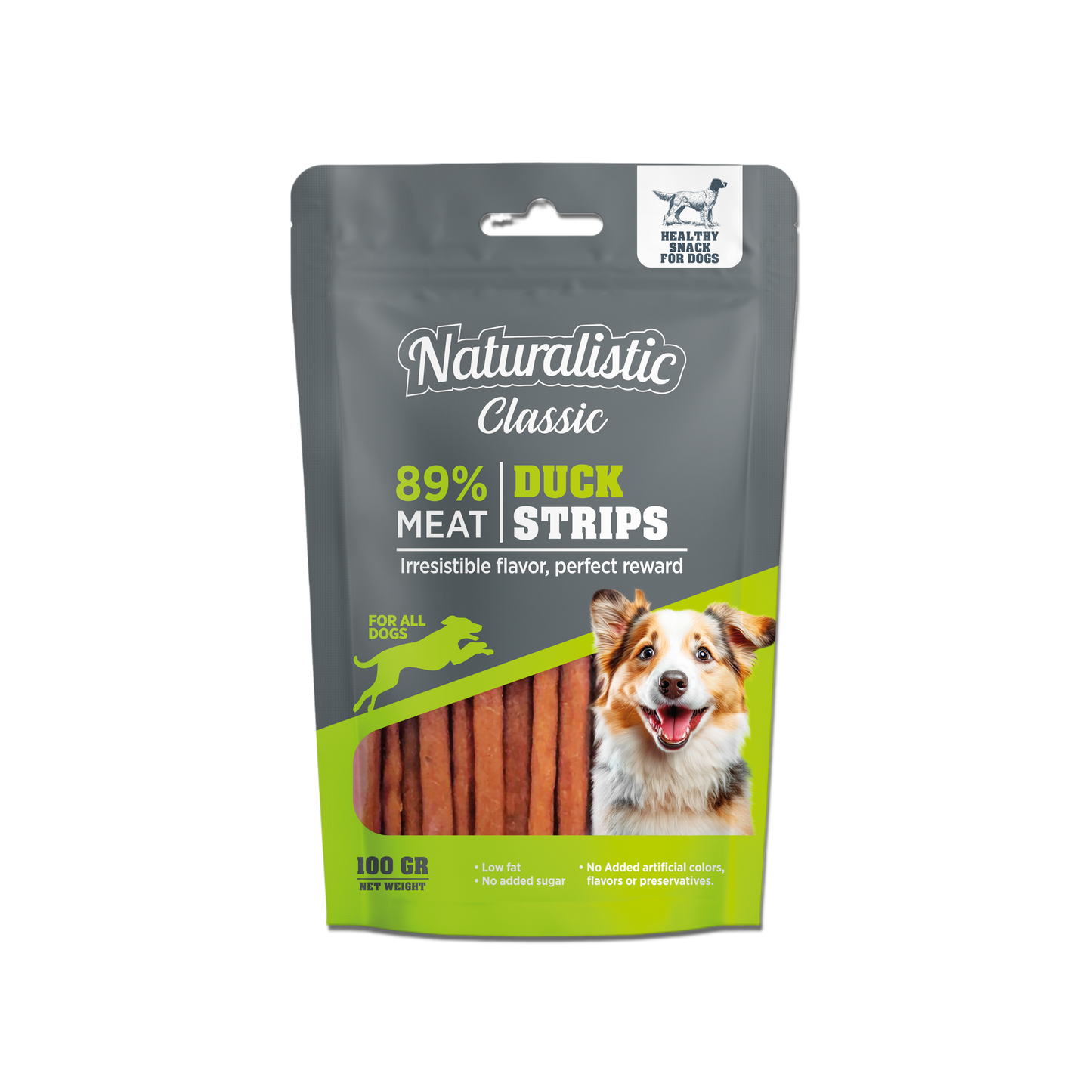 Naturalistic Duck Strip (Snack Perro)