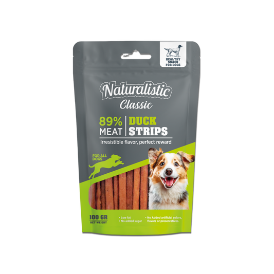 Naturalistic Duck Strip (Snack Perro)