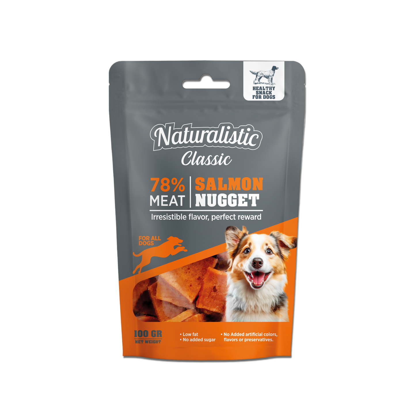 Naturalistic Salmon Nugget (Snack Perro)