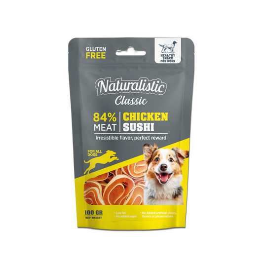 Naturalistic Chicken Sushi (Snack Perro)