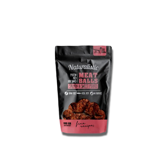 Naturalistic MeatBalls Salmon And Sweet Potato (Snack Perro)