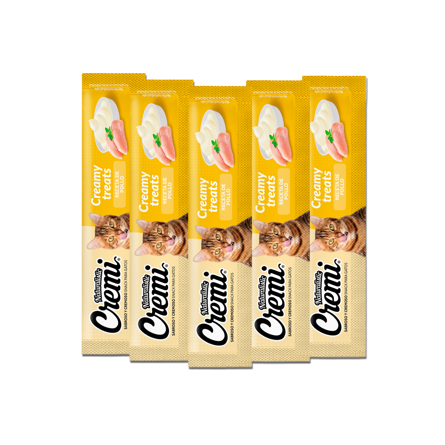 Cremi Receta Pollo 5 unidades (Snack Gato)