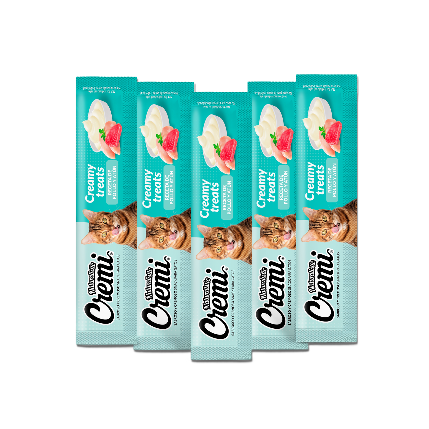 Cremi Receta Pollo y Atún 5 unidades (Snack Gato)