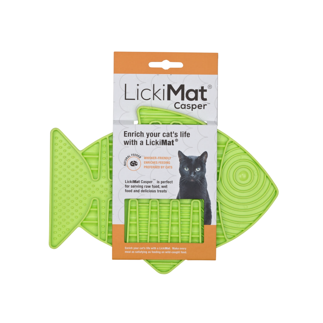 LickiMat - Comedero Interactivo Felix (Verde)