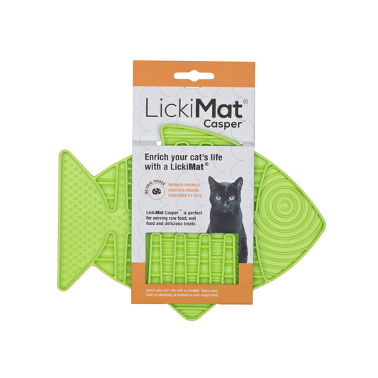 LickiMat - Comedero Interactivo Felix (Verde)