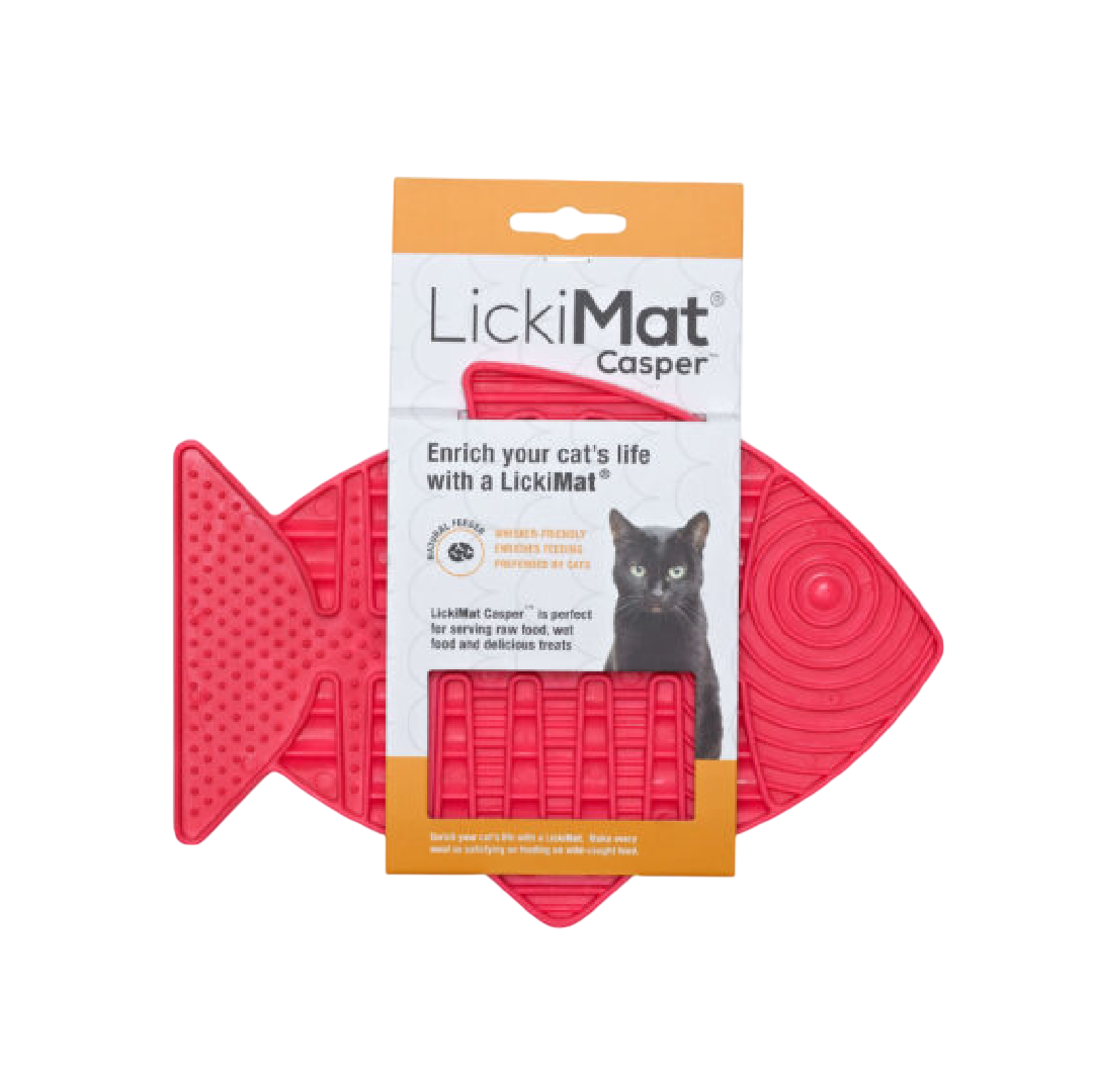 LickiMat - Comedero Interactivo Felix (Rosado)