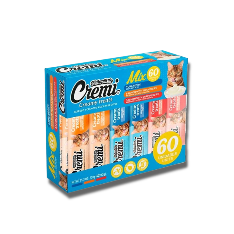 Cremi Box 60 unidades (Atún, Salmón, Camarón)