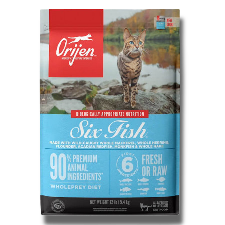 Orijen Six Fish Cat (Gatos Todas las Edades) 1.8K - 5.45K