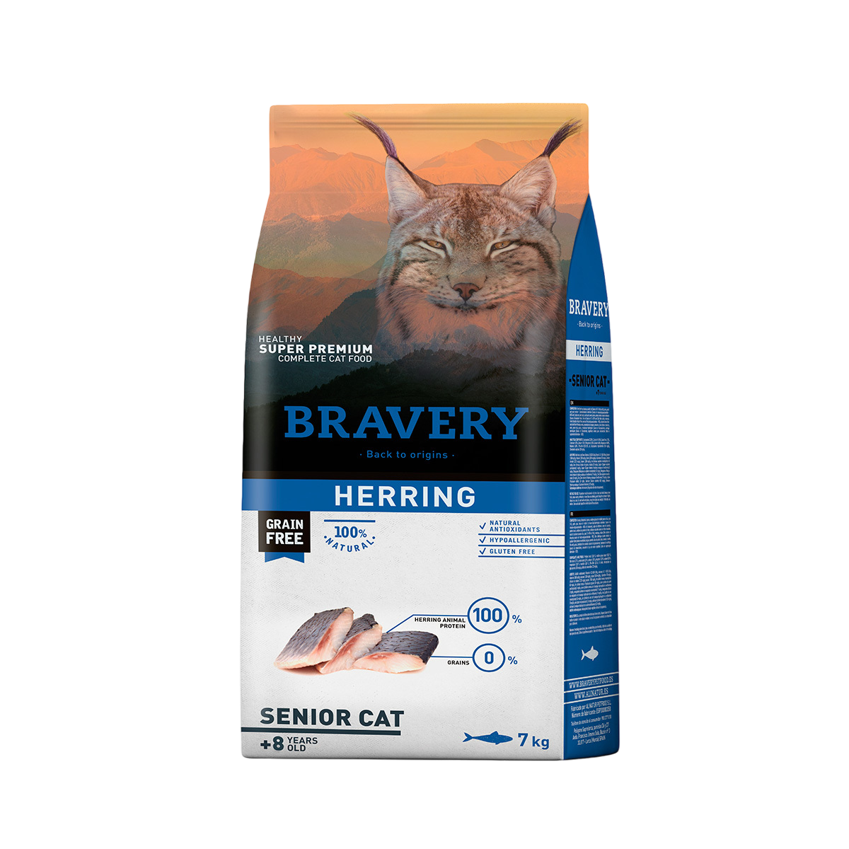 Bravery Herring Adult Cat Senior (Gatos Senior) 7K