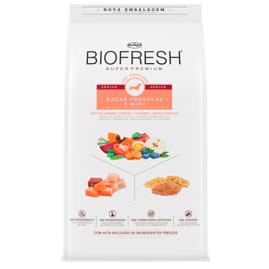 BioFresh Senior Razas Pequeñas y Mini (Perros Senior) 3K - 10K